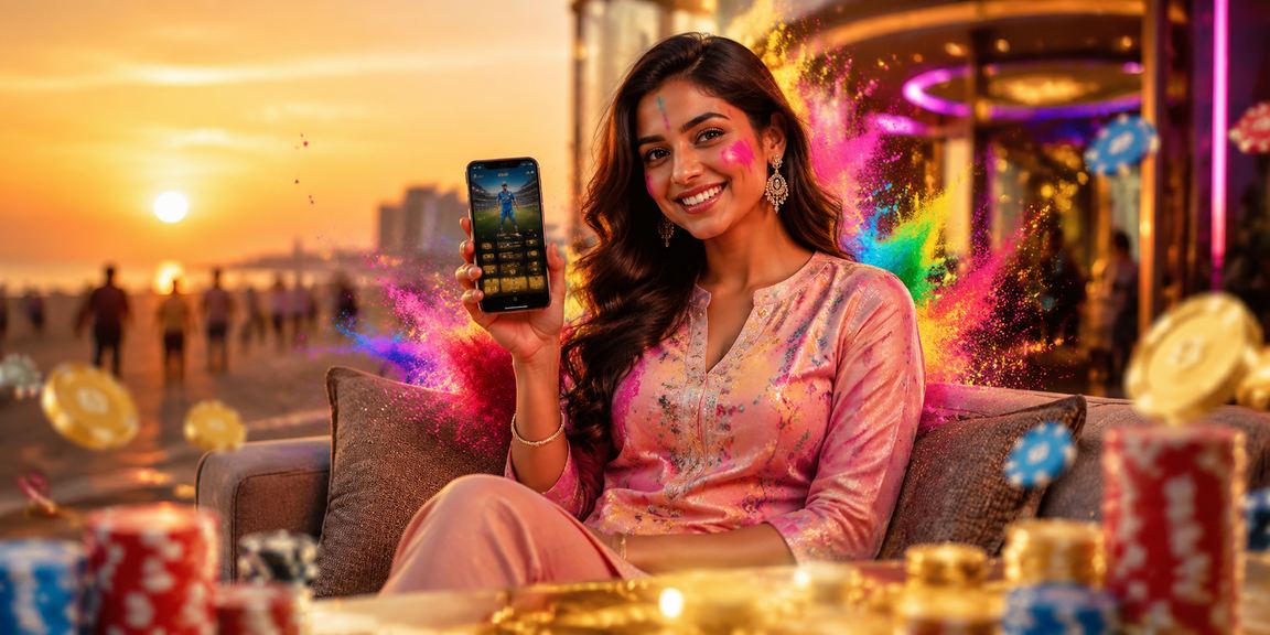 Indian player involved in sports betting with a mobile device in Chennai